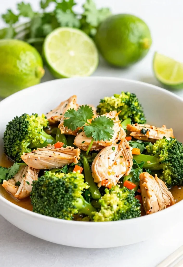 20 Chicken Broccoli Stir Fry Recipes Better Than Takeout - 20. Cilantro Lime Chicken Broccoli Stir Fry 1