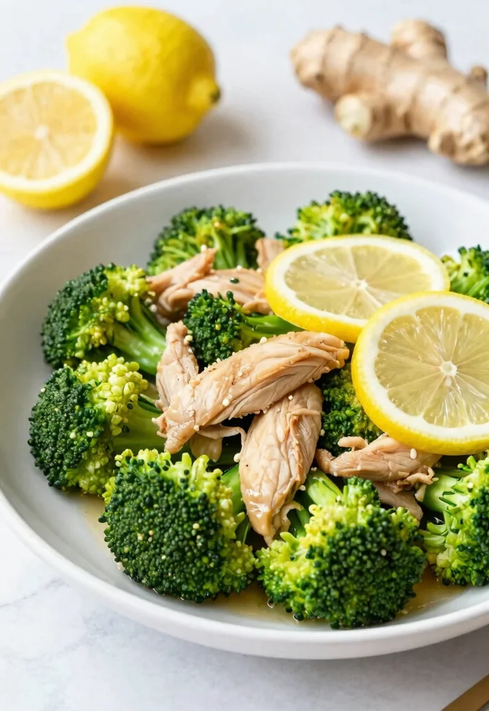 20 Chicken Broccoli Stir Fry Recipes Better Than Takeout - 4. Lemon Ginger Chicken Broccoli Stir Fry 1