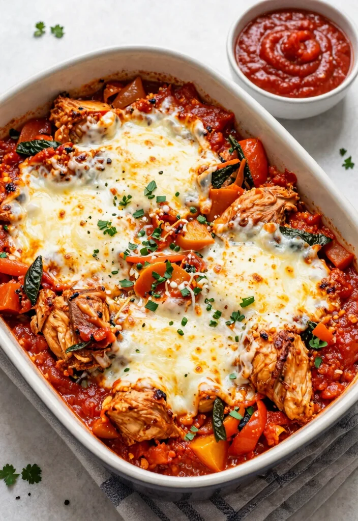 20 Chicken Meal Prep Recipes for the Week - 11. Italian Chicken and Veggie Bake 1