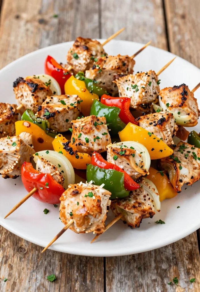 20 Chicken Meal Prep Recipes for the Week - 18. Mediterranean Chicken Skewers 1