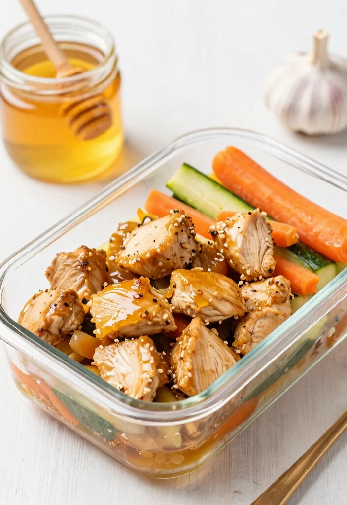 20 Chicken Meal Prep Recipes for the Week - 5. Honey Garlic Chicken and Veggies 1