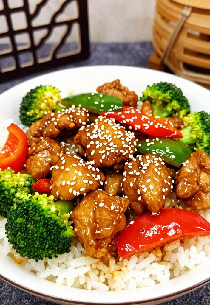 20 Chicken Vegetable Stir Fry Recipes For Easy Dinners - 19. Sesame Chicken Stir Fry 1