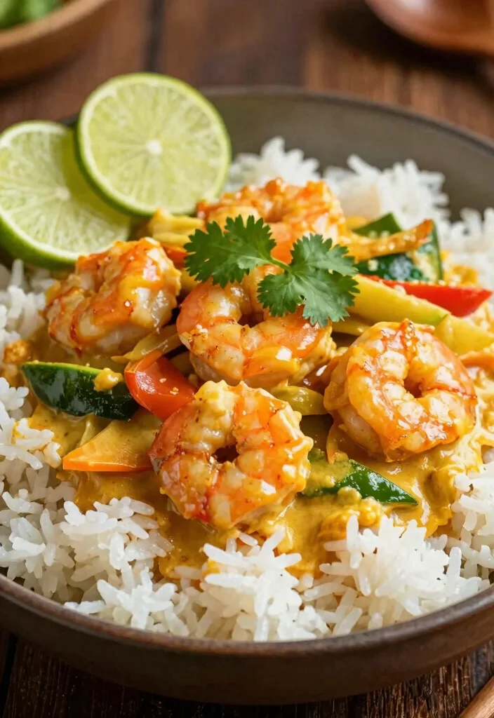 20 Easy Shrimp Stir Fry Recipes For Weeknights - 10. Coconut Curry Shrimp Stir Fry 1