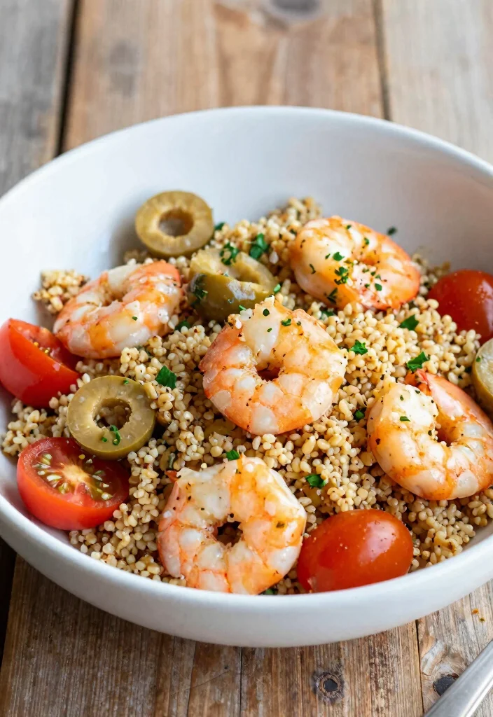 20 Easy Shrimp Stir Fry Recipes For Weeknights - 11. Mediterranean Quinoa Shrimp Stir Fry 1
