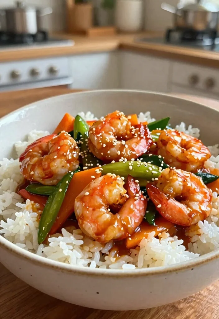 20 Easy Shrimp Stir Fry Recipes For Weeknights - 12. Shrimp Teriyaki Stir Fry 1