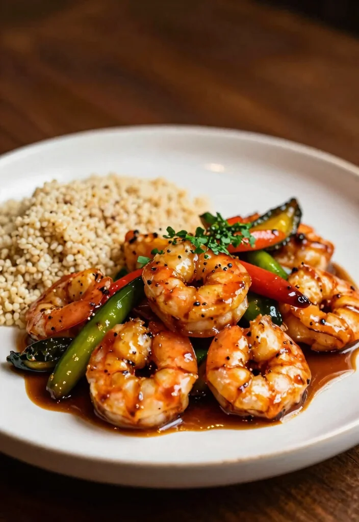20 Easy Shrimp Stir Fry Recipes For Weeknights - 15. Balsamic Shrimp Stir Fry 1