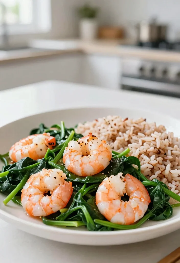 20 Easy Shrimp Stir Fry Recipes For Weeknights - 20. Shrimp and Spinach Stir Fry 1