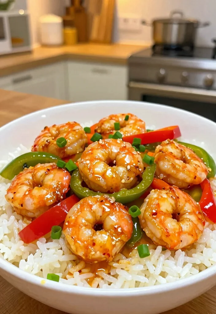 20 Easy Shrimp Stir Fry Recipes For Weeknights - 7. Honey Garlic Shrimp Stir Fry 1
