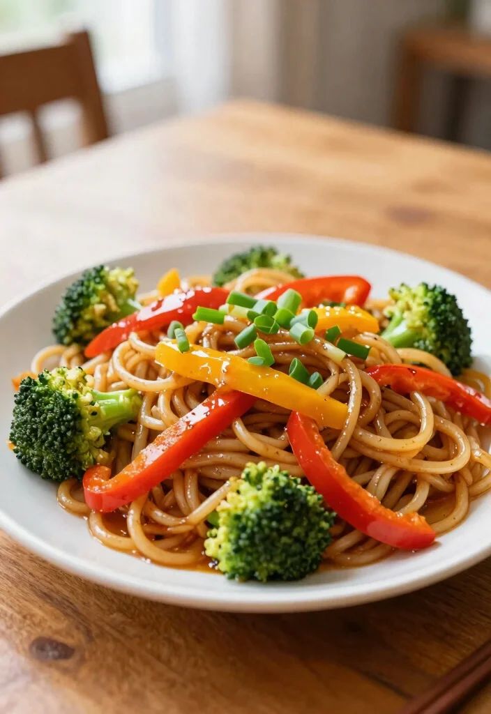 20 Easy Vegetable Stir Fry Recipes Anyone Can Make - 11. Veggie-Packed Noodle Stir Fry 1