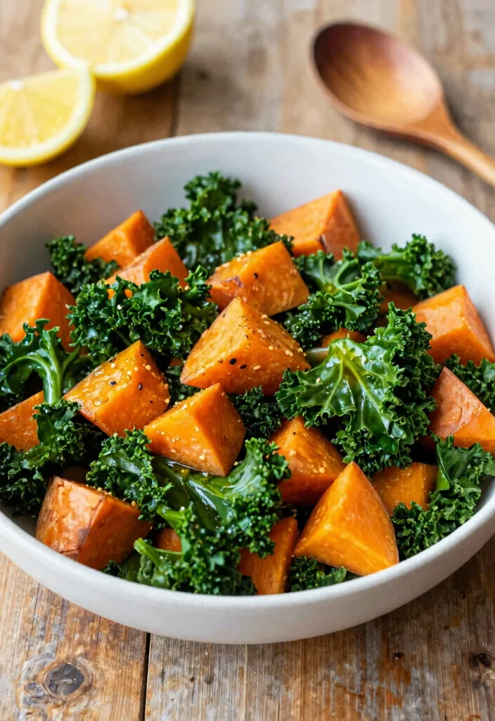 20 Easy Vegetable Stir Fry Recipes Anyone Can Make - 14. Sweet Potato and Kale Stir Fry 1