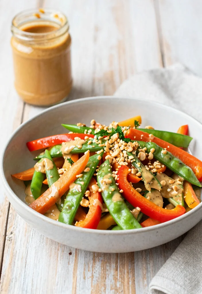 20 Easy Vegetable Stir Fry Recipes Anyone Can Make - 15. Thai Peanut Vegetable Stir Fry 1