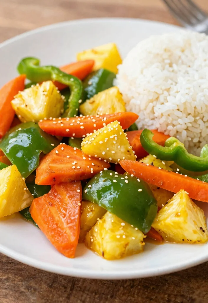 20 Easy Vegetable Stir Fry Recipes Anyone Can Make - 5. Sweet and Sour Vegetable Stir Fry 1