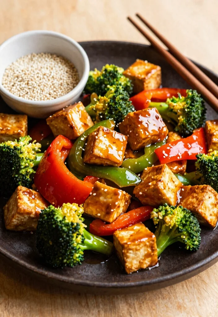 20 Easy Vegetable Stir Fry Recipes Anyone Can Make - 6. Teriyaki Tofu Stir Fry 1