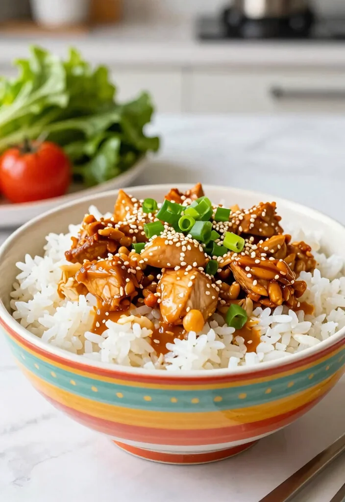 20 Freezer Meal Prep Recipes for the Week - 10. Thai Peanut Chicken and Rice 1