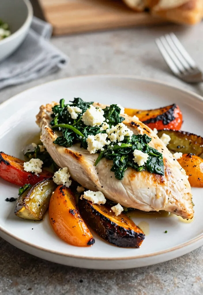 20 Freezer Meal Prep Recipes for the Week - 11. Spinach and Feta Stuffed Chicken Breasts 1