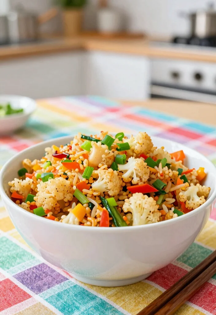 20 Freezer Meal Prep Recipes for the Week - 12. Cauliflower Fried Rice 1
