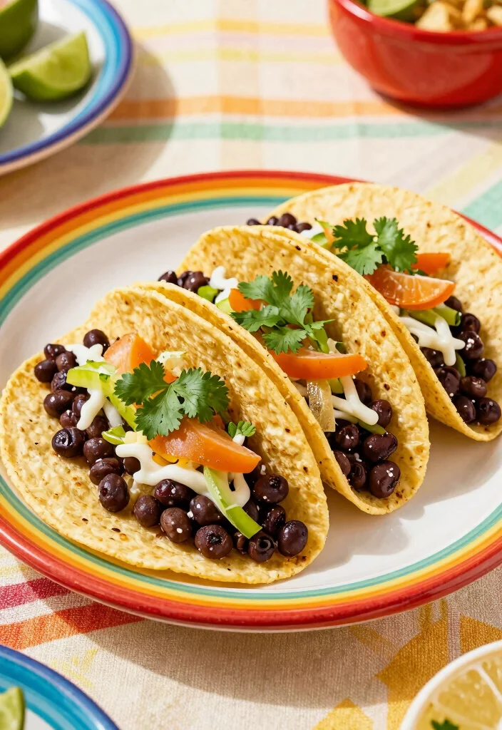 20 Freezer Meal Prep Recipes for the Week - 14. Black Bean Tacos 1