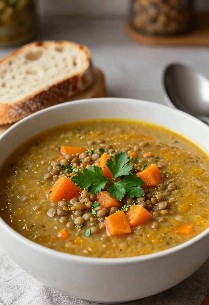 20 Freezer Meal Prep Recipes for the Week - 5. Lentil and Carrot Soup 1