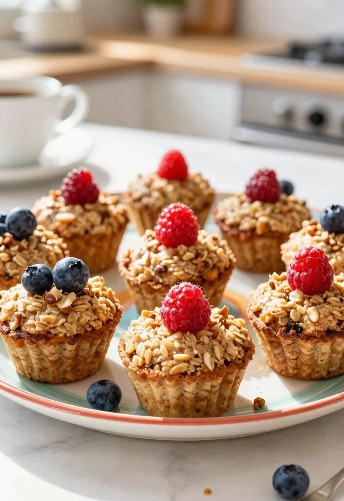 20 Freezer Meal Prep Recipes for the Week - 6. Baked Oatmeal Cups 1