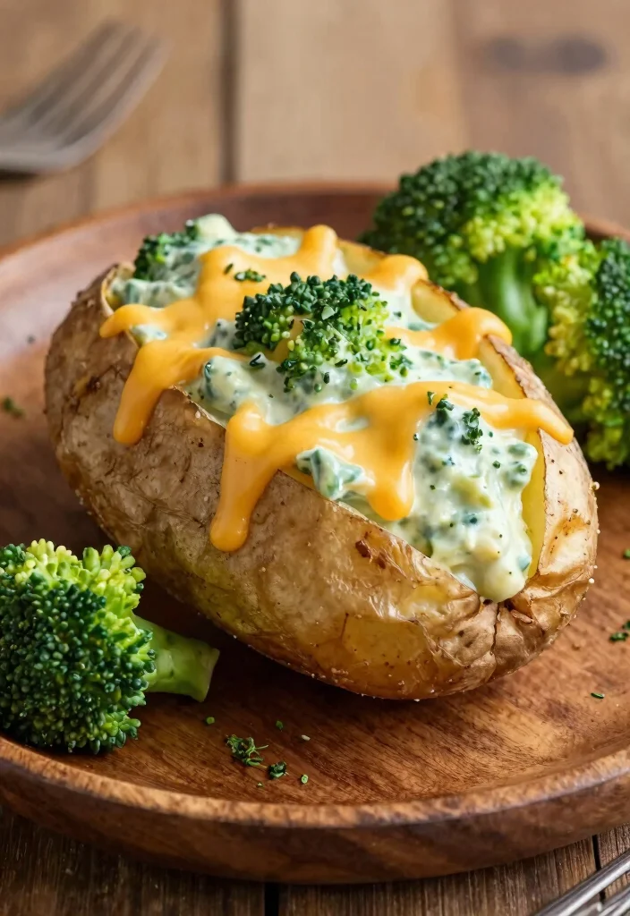 20 Healthy Budget Meal Prep Recipes (Clean & Simple) - 17. Broccoli & Cheese Stuffed Potatoes 1