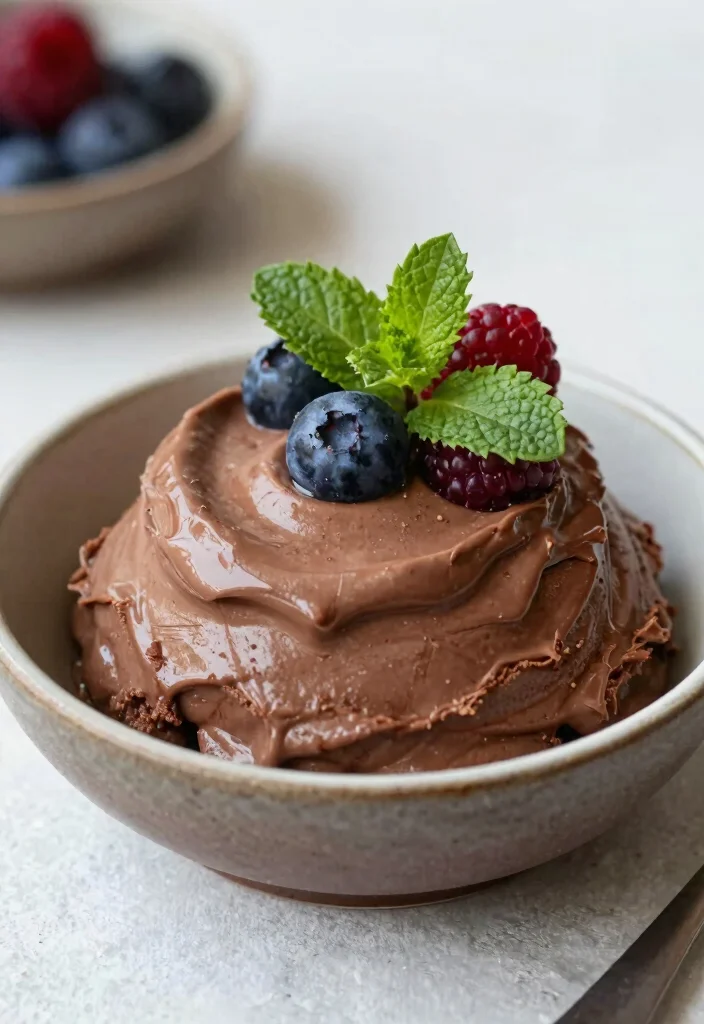 20 Healthy Budget Meal Prep Recipes (Clean & Simple) - 20. Chocolate Avocado Mousse 1