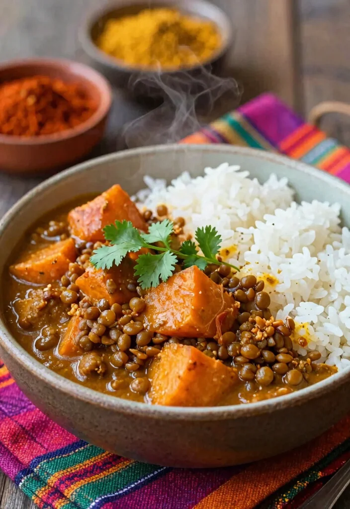 20 Healthy Budget Meal Prep Recipes (Clean & Simple) - 3. Sweet Potato & Lentil Curry 1
