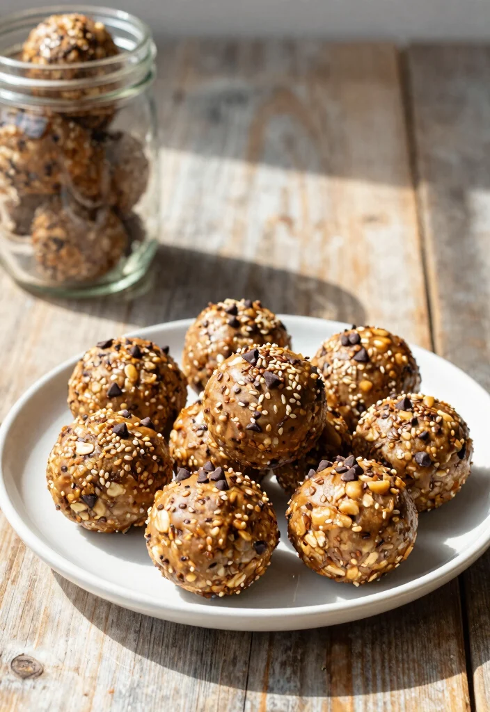 20 Healthy Budget Meal Prep Recipes (Clean & Simple) - 6. Oats & Peanut Butter Energy Bites 1
