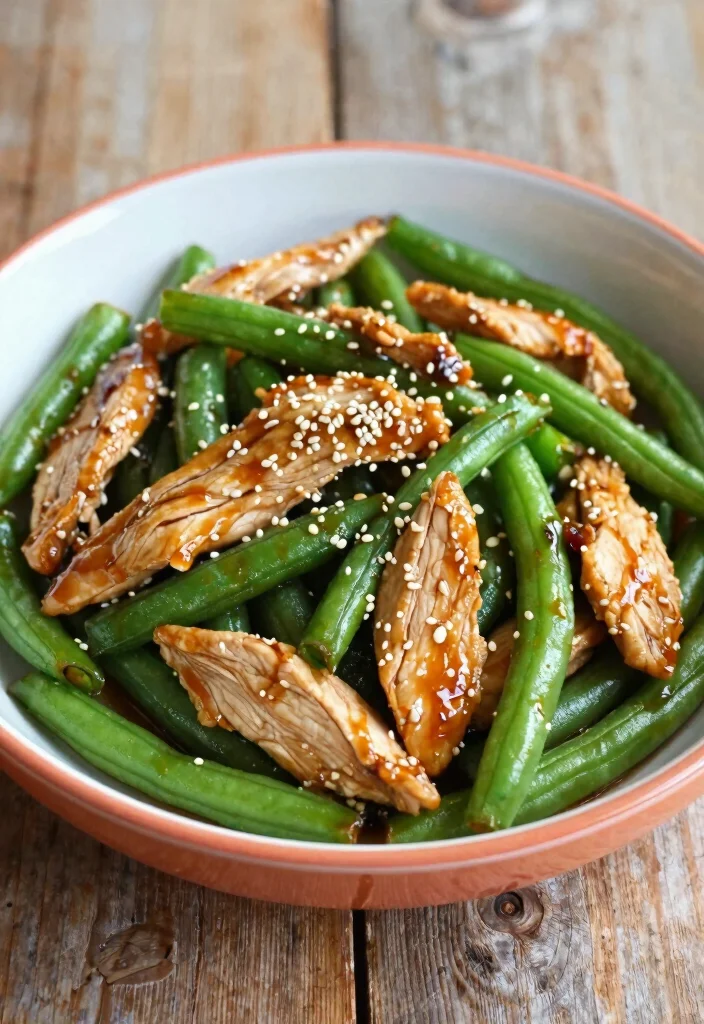 20 Healthy Chinese Stir Fry Recipes You Can Make At Home - 16. Green Bean and Chicken Stir Fry 1