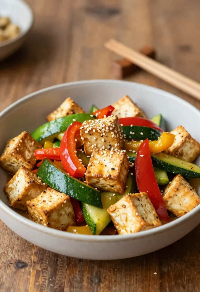 20 Healthy Chinese Stir Fry Recipes You Can Make At Home - 3. Tofu and Vegetable Stir Fry 1