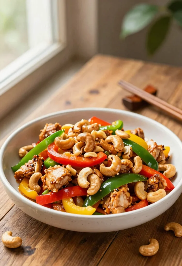 20 Healthy Chinese Stir Fry Recipes You Can Make At Home - 9. Cashew Chicken Stir Fry 1