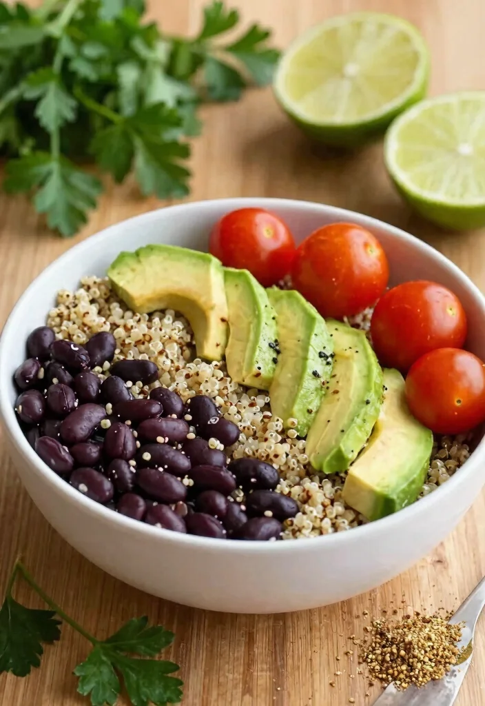 20 Healthy Meal Prep Recipes for the Week - 1. Quinoa & Black Bean Bowl 1