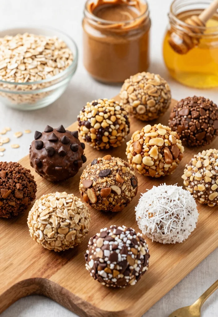 20 Healthy Meal Prep Recipes for the Week - 11. No-Bake Energy Bites 1