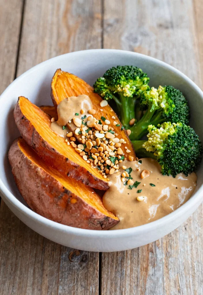 20 Healthy Meal Prep Recipes for the Week - 15. Thai Peanut Sweet Potato Bowls 1
