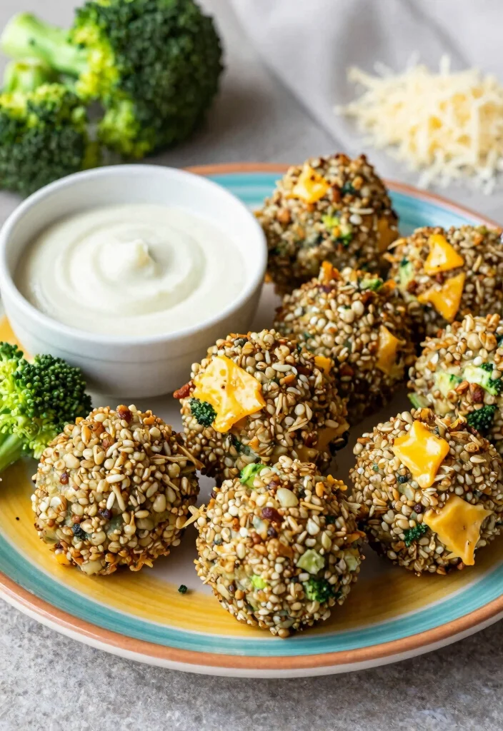 20 Lunch Meal Prep Ideas for the Week - 16. Broccoli & Cheese Quinoa Bites 1