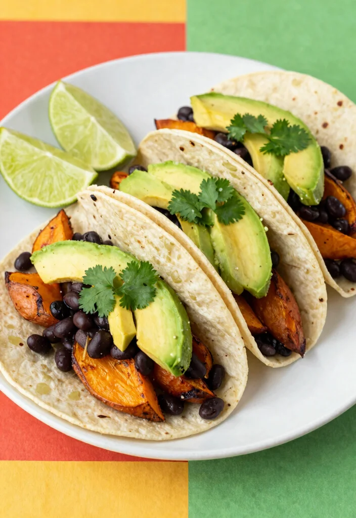 20 Lunch Meal Prep Ideas for the Week - 6. Sweet Potato & Black Bean Tacos 1