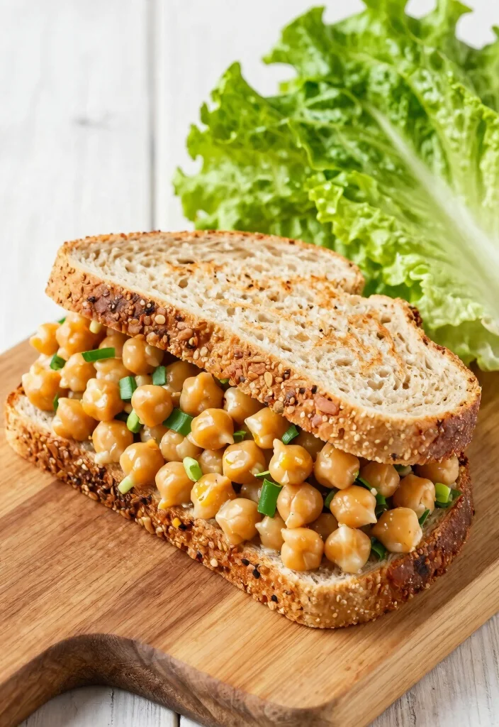 20 Lunch Meal Prep Ideas for the Week - 8. Chickpea Salad Sandwiches 1