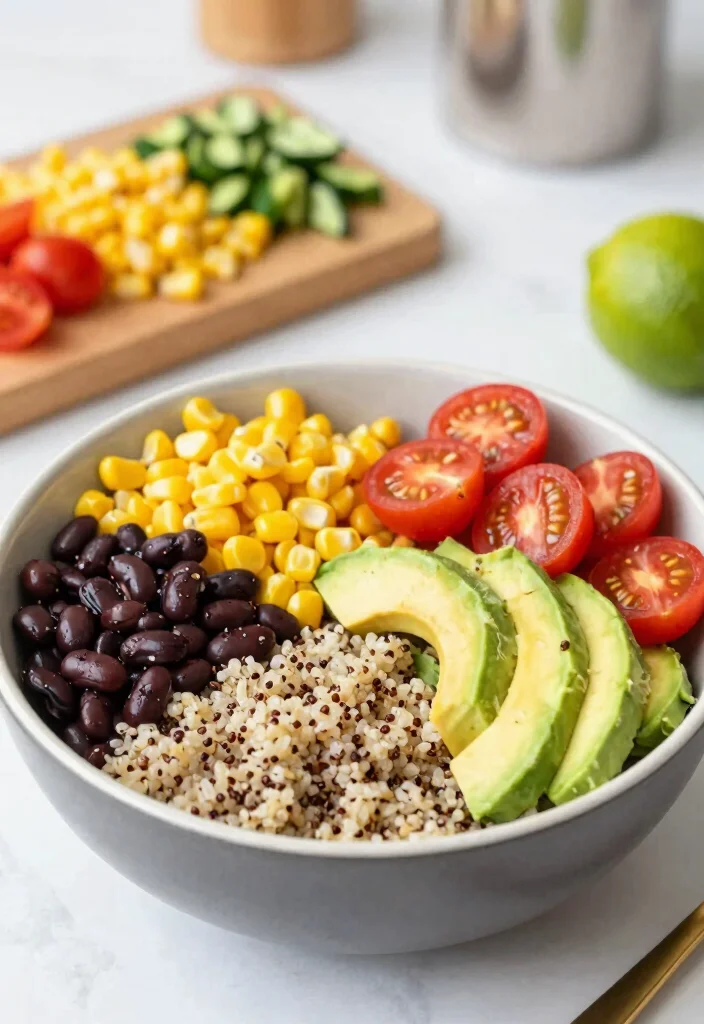20 Meal Prep Recipes for the Week: Easy & Healthy Plant-Based Ideas - 1. Quinoa & Black Bean Bowls 1