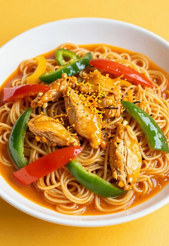 20 Stir Fry Recipes With Noodles Better Than Takeout - 12. Orange Teriyaki Chicken Noodle Stir Fry 1