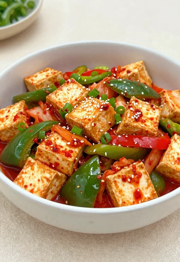 20 Tofu Stir Fry Recipes Crispy And Flavorful - 11. Kimchi Tofu Stir-Fry 1
