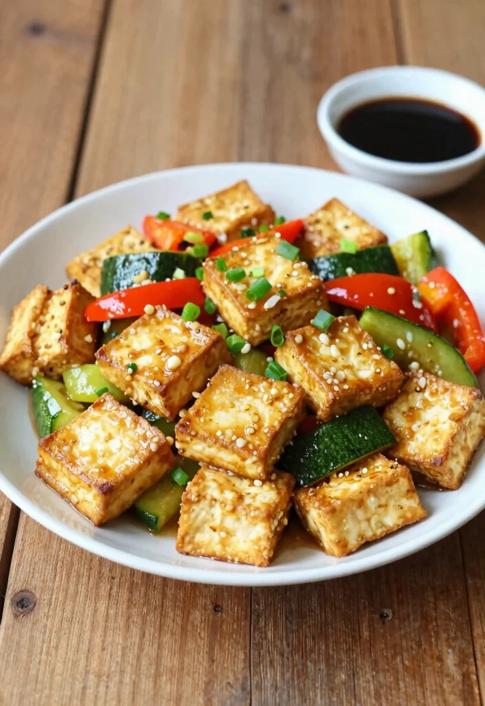 20 Tofu Stir Fry Recipes Crispy And Flavorful - 2. Classic Garlic Tofu Stir-Fry 1