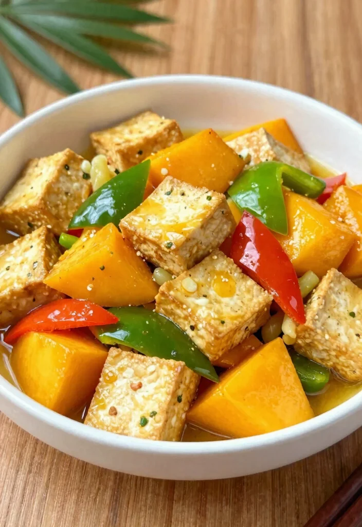 20 Tofu Stir Fry Recipes Crispy And Flavorful - 8. Mango Ginger Tofu Stir-Fry 1
