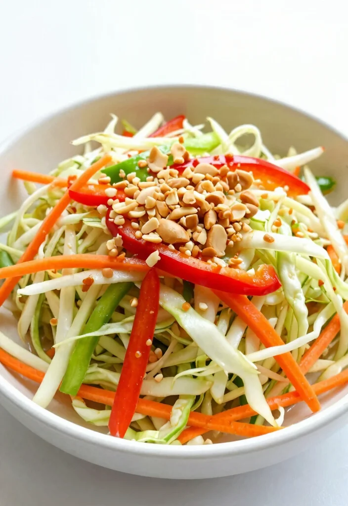 20 Vegan Meal Prep Recipes for the Week - 13. Thai Peanut Slaw 1