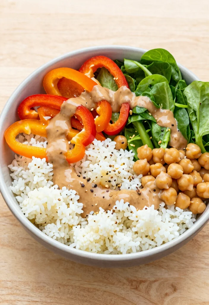 20 Vegan Meal Prep Recipes for the Week - 8. Cauliflower Rice Buddha Bowl 1