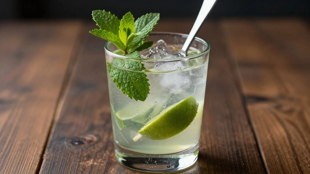 Classic Mojito Recipe with Fresh Mint and Lime - Step 7: Stir the Cocktail 1