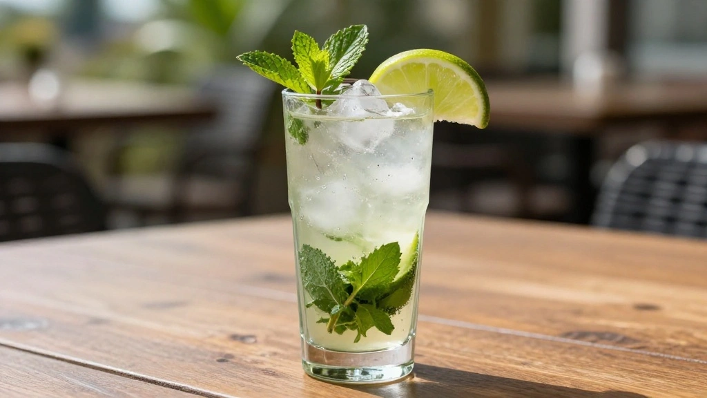 Classic Mojito Recipe with Fresh Mint and Lime - Step 8: Garnish and Serve 1