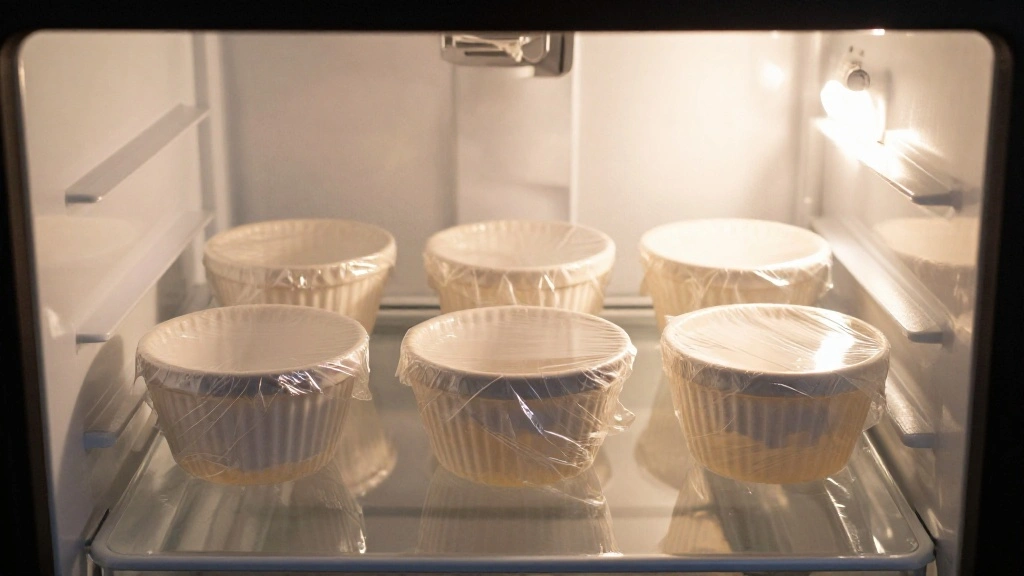 Classic Vanilla Panna Cotta Recipe with Berry Sauce - Step 6: Chill Panna Cotta 1