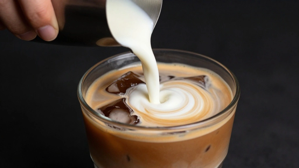 Easy Iced Coffee Recipe Better Than Coffee Shops - Step 7: Add the Cream 1