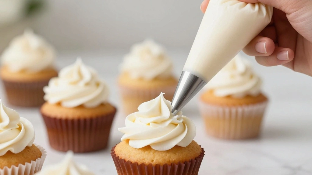 Easy Vanilla Cupcakes Recipe with Creamy Frosting - Step 11: Frost the Cupcakes 1