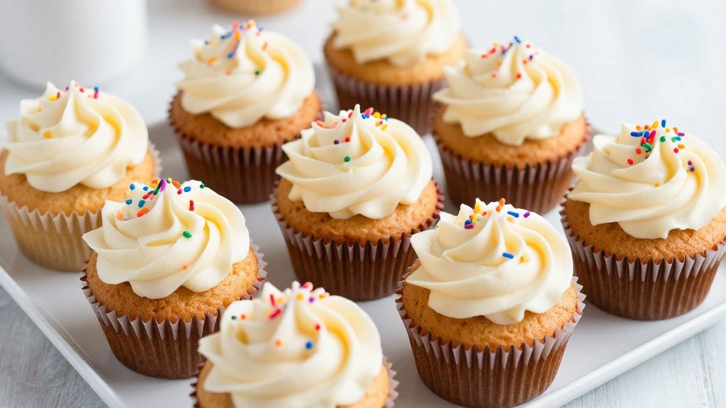 Easy Vanilla Cupcakes Recipe with Creamy Frosting - Step 12: Serve and Enjoy 1
