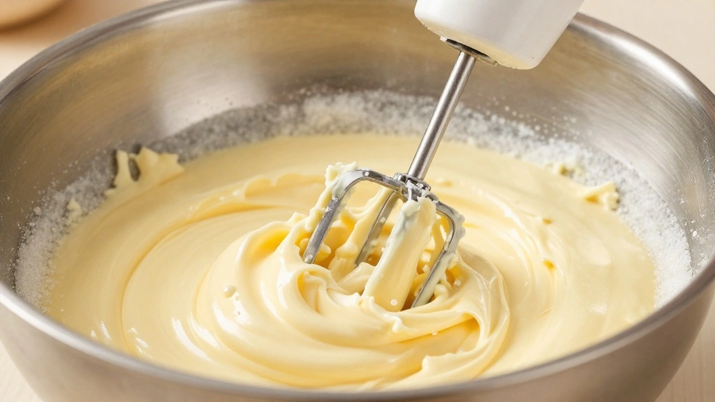 Easy Vanilla Cupcakes Recipe with Creamy Frosting - Step 3: Cream Butter and Sugar 1